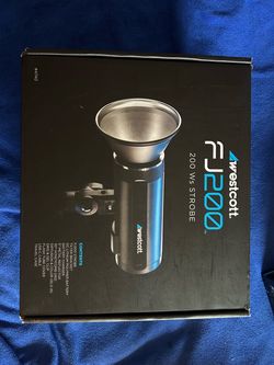 Westcott FJ200 200Ws Strobe + Quick-Mount S-Bracket + Diffusion Dome — Never Used — $320