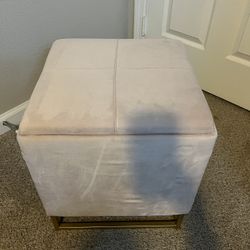 Pink Ottoman 