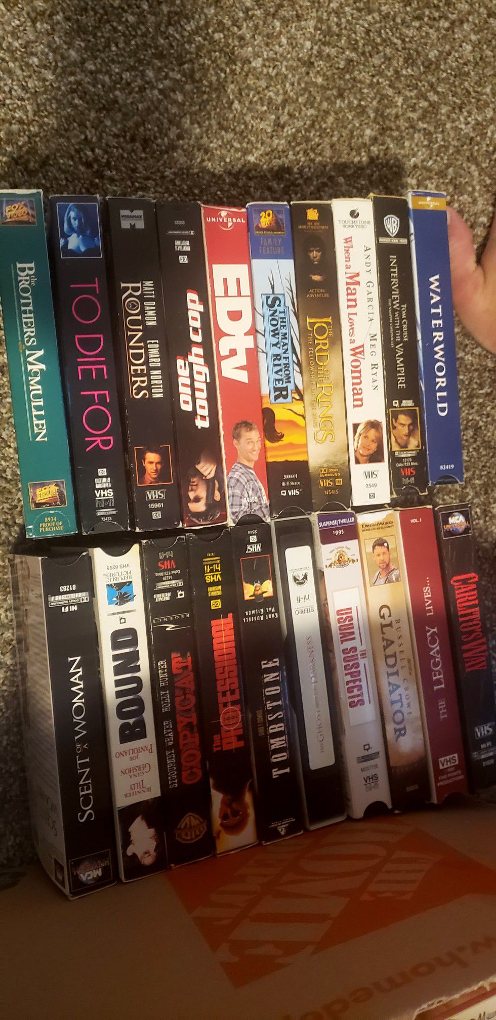 40 VHS tapes