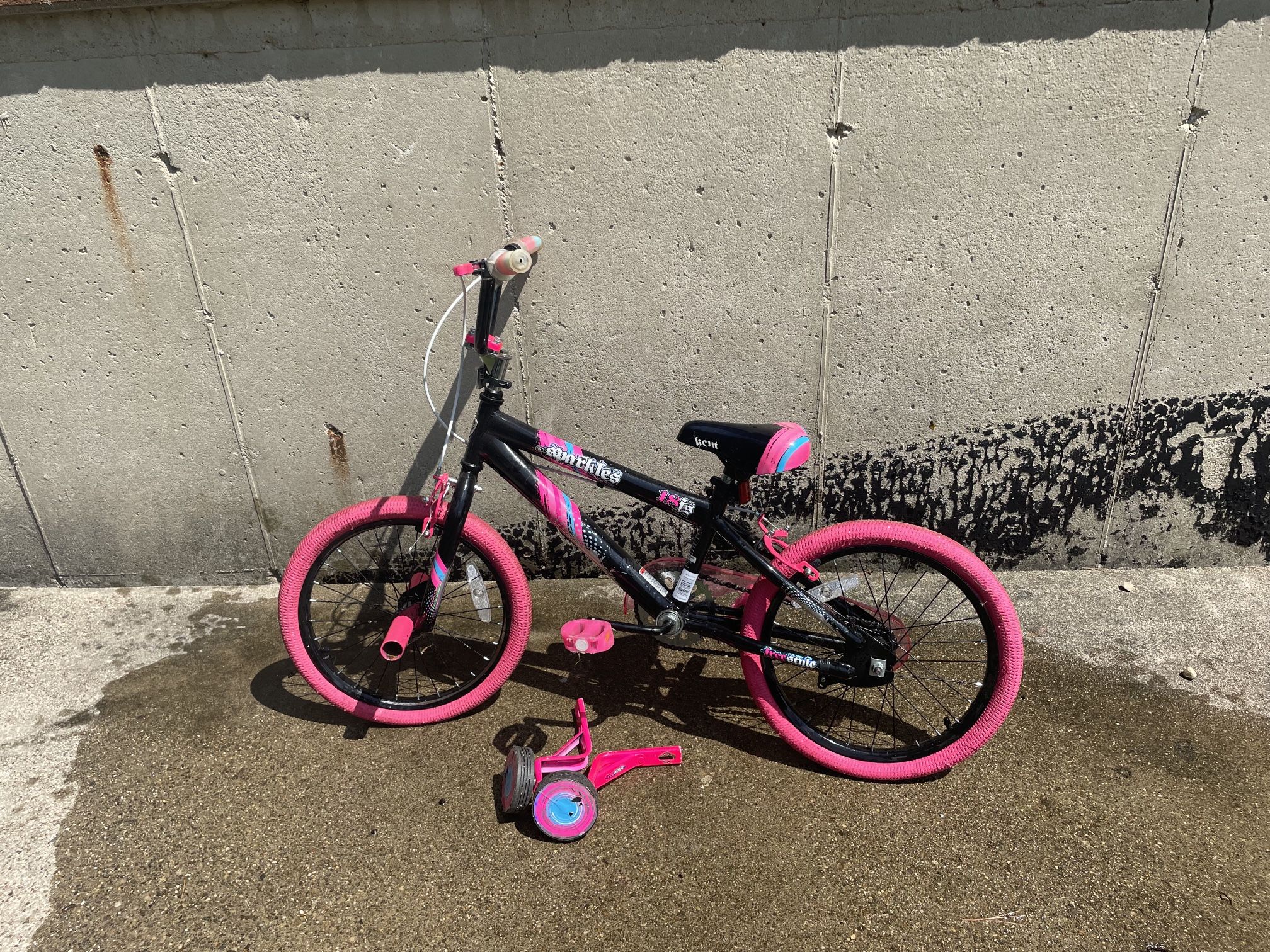 Two Girls Bikes 16” And 18”