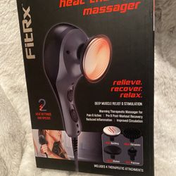 FitRx Heat Therapy Neck and Back Massager