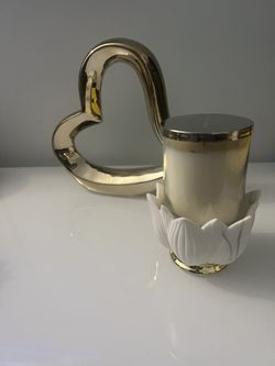 Candle Holder Flower Bath & Body Works