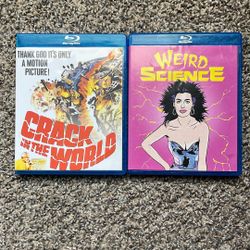 Cracking the world and weird science Blu-rays