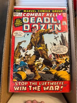 Combat Kelly deadly dozen 1 marvel comic book