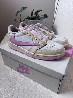 Jordan 1 Travis Scott Shy Pink Sail