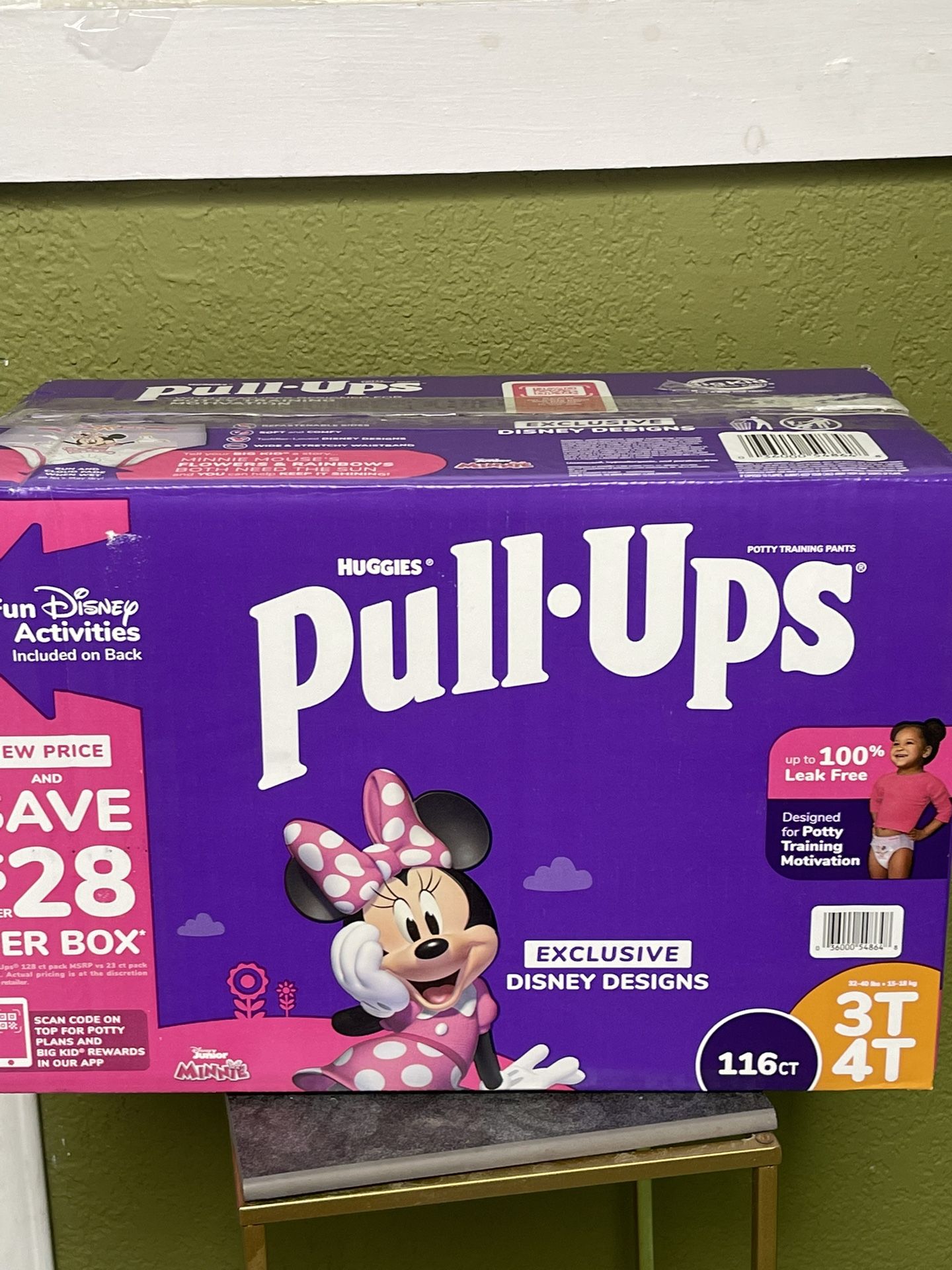 Pull-Ups Potty Training Pants girls Minnie Mouse3t/4t