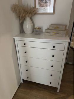 IKEA KOPPANG 5-Drawer Chest - White Dresser
