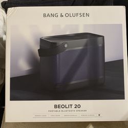 Bang & Olufsen Beolit 20 Bluetooth Speaker Wireless Charger Portable