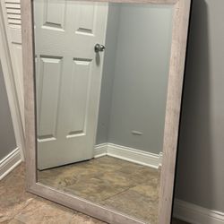 Greige Dresser Mirror