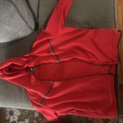 Full Red Nike Tech Set