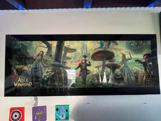 Alice in wonderland painting (museum piece)  epoxied