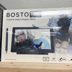 Bosto 16HD Creative Stylus Display Tablet 