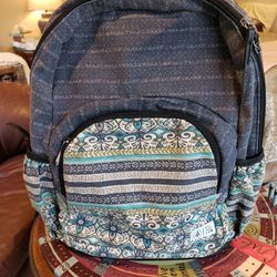 Volcom Designer Backpack & Laura Bee Design Wristlet.