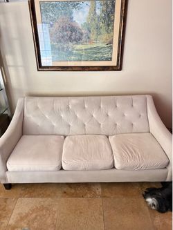 Three seater couch and loveseat
