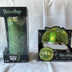Pickle Rick Board Game & Laser Gun Toy