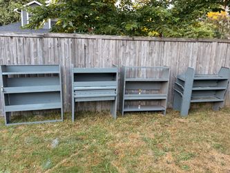 Metal work van shelve