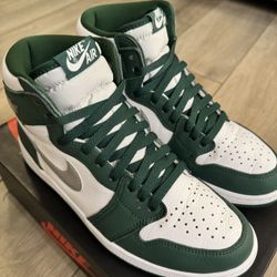 Nike Air Jordan 1 Men's Sneakers Retro Gorge Green, Size 9.5, DZ5485-303