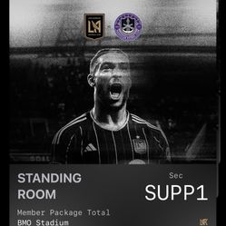 3 Front Row Supporter Tickets  7.29.25