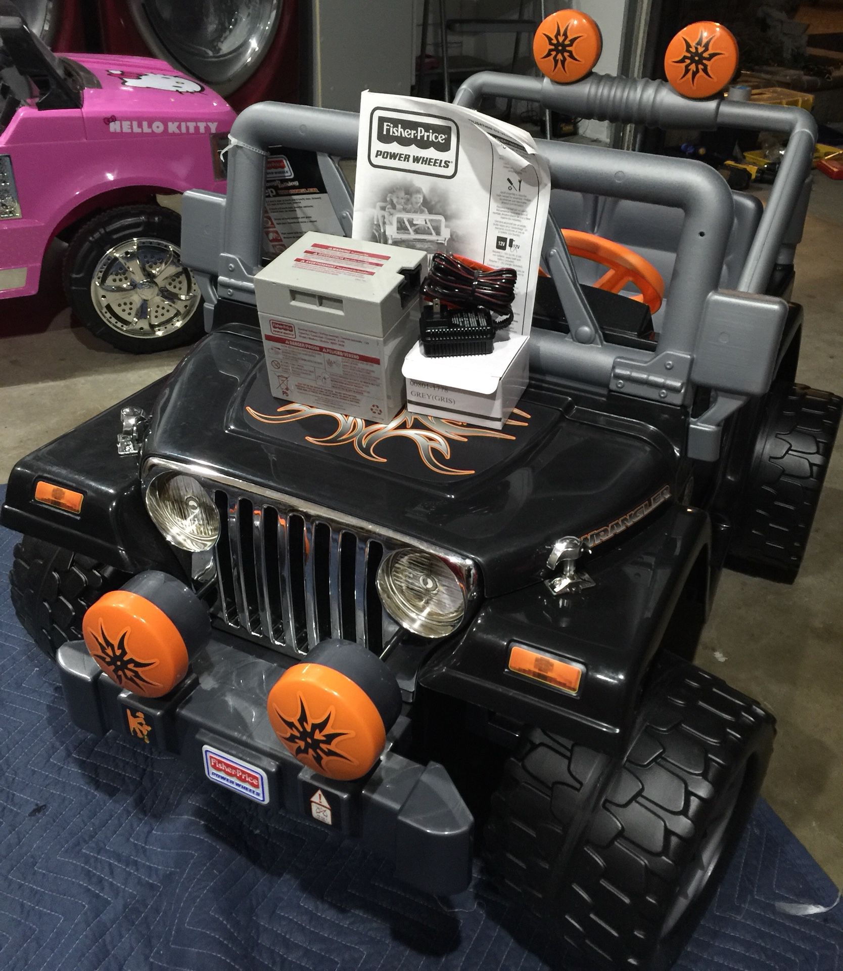 BRAND NEW Tough Talking Jeep Wrangler 12volt electric kids ride on cars  power wheels for Sale in Lake Forest, CA - OfferUp