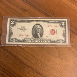 1953 Red $2 Bill