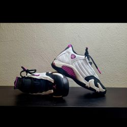 Air Jordan 14 Retro 5Y multicolor, 23.5 cm, little wear, comfy.