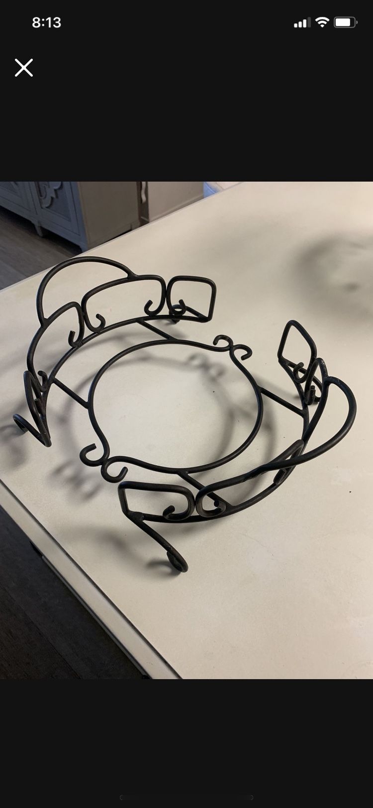 Princess House Magazine Rack & Plate Holder