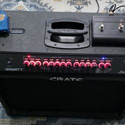 Crate AMP 120 Watt w/ What You See On Top Too