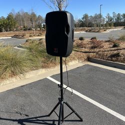 Rockville 12 Inch DJ Speaker With Stand 