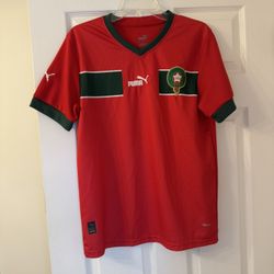Morocco soccer jersey size small