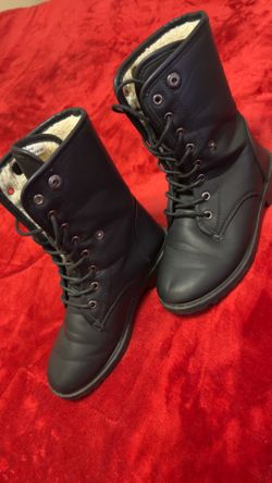 Girl Black Boots