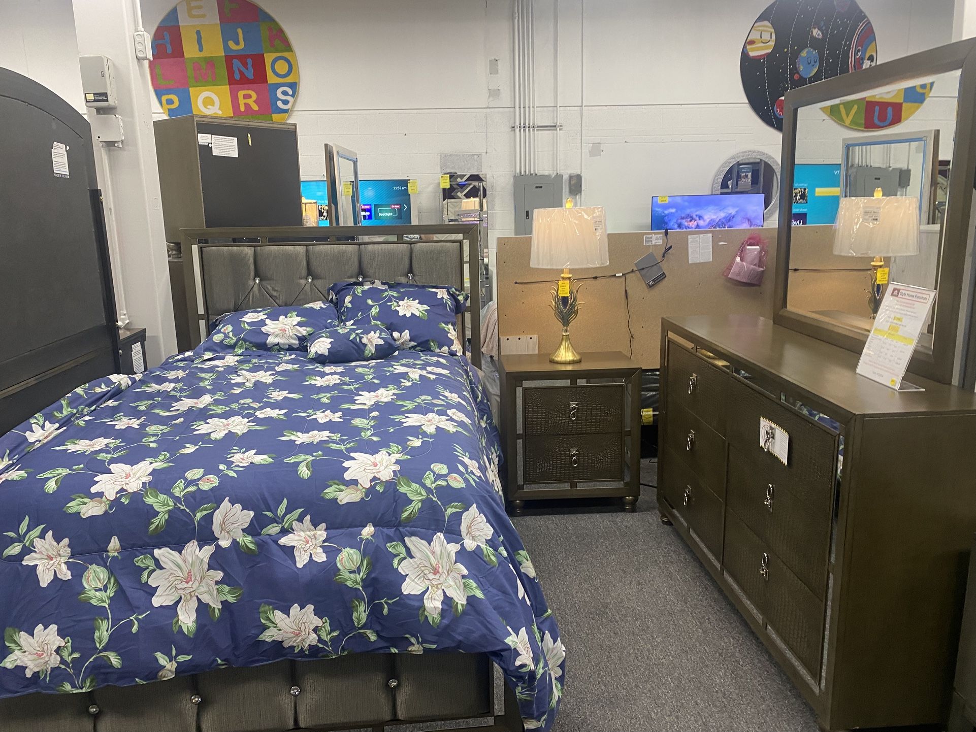 4pc Full Size Bed Frame $799
