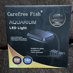 Carefree Fish Aquarium LED CLIP LIGHT 20-50cm TANK SIZE 13 W POWER