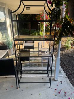 Free Glass 5 Shelf