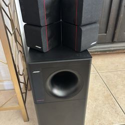 Bose Acoustimass 5 Series III Redline with 2 Direct Reflecting Jewel Cubes