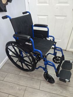 Drive Medical Blue Streak Lightweight Wheelchair, silla de ruedas