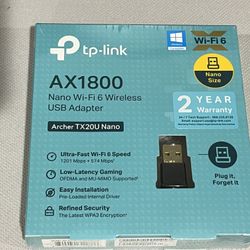 TP-Link AX1800 wifi6 USB Adapter