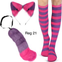 Cheshire Cat Alice in Wonderland Costume Women 1 Size 