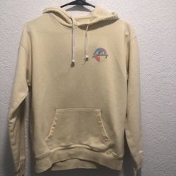 Billabong Hoodie Yellow Long Sleeve Pullover Women’s Size Small