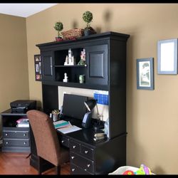 Desk And Printer/file Cabinet 