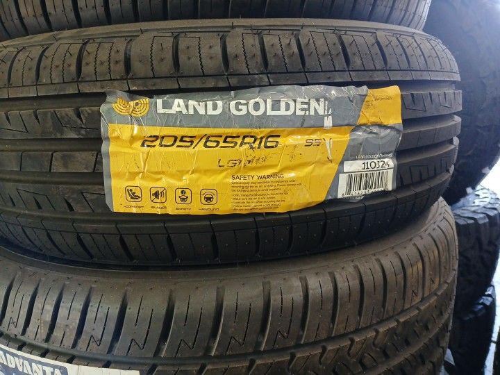New Tire LANDGOLDEN 205 65 16