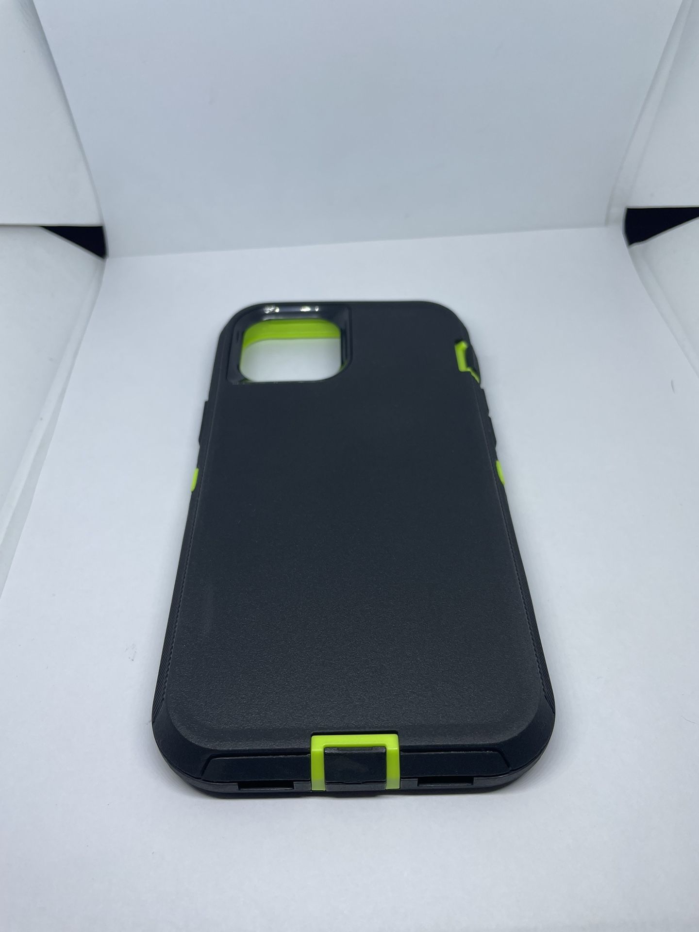 For IPhone 12 Pro Max Green / Black Hard Case 