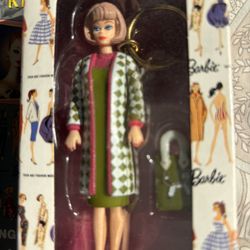 Vintage Barbie Keychain NEW IN BOX  "poodle Parade" 705-0 Movable Arms Legs Head