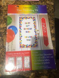 Door party decor kit