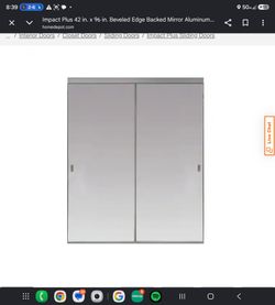 Mirror closet doors 42 x 96"