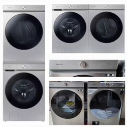 BRAND NEW 
Samsung Bespoke Washer & Dryer 
(These units Can Be Stacked)
(New Scratch & Dent Units)