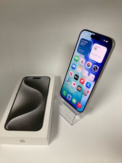 iPhone 15 Pro 256gb Unlocked White Tatanium Grade A