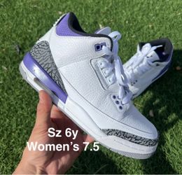 Sz 6y Jordan Retro 3s Purple $50 FIRM NO TRADES