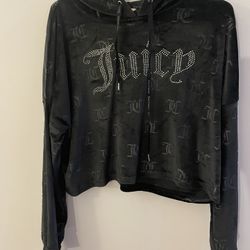 Juicy Couture Cropped Hoodie Size XL