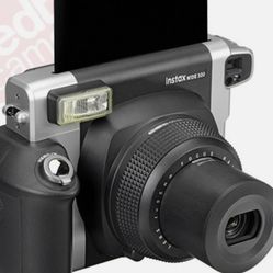 Fujifilm Instax Wide 300 Instant Film Camera - Black/Silver