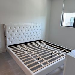King Bed Frame White